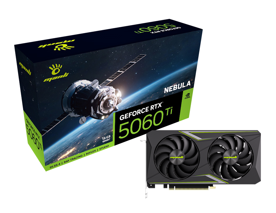 Triple Fan Gaming Graphics Card 16Gb - بطاقة رسومات Manli Nebula GeForce RTX