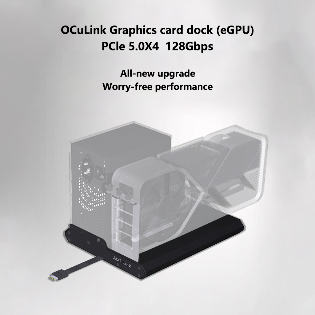 Oculink Egpu Dock Graphics Card - قاعدة توصيل وحدة معالجة الرسومات الخارجية