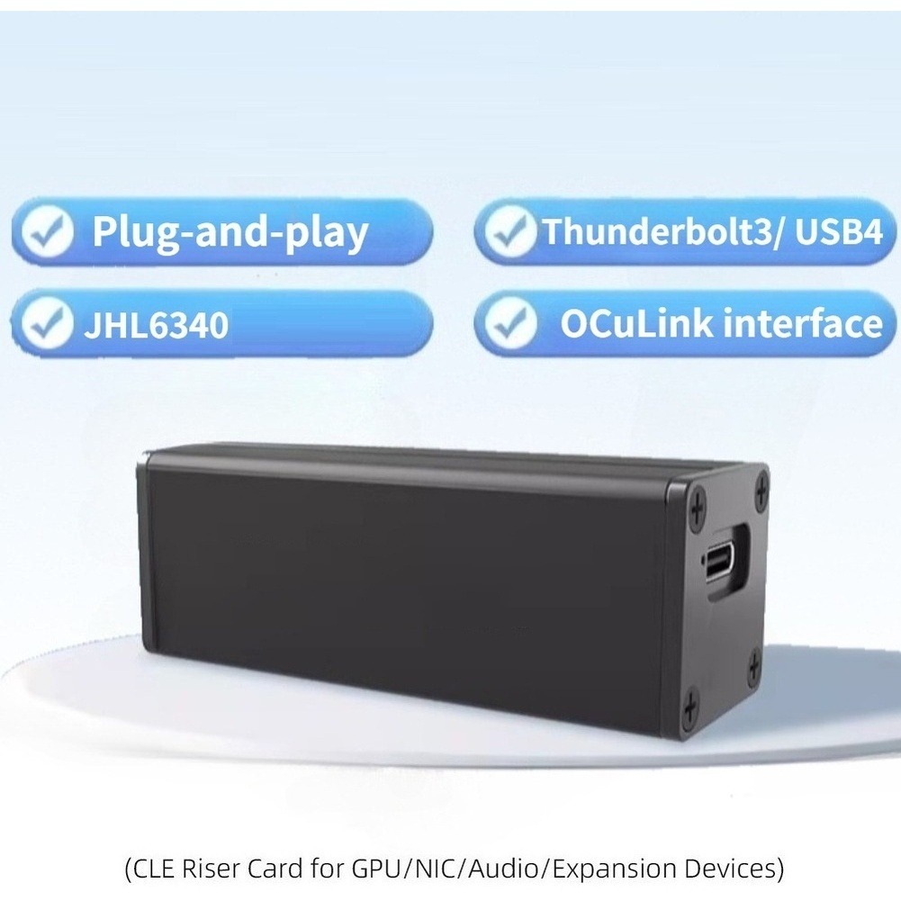 محول T3 OCuLink Thunderbolt3 U - مراجعة Oculink Egpu Dock Graphics Card وسعره