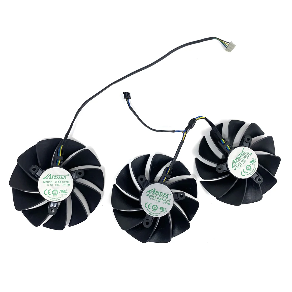 مروحة GPU جديدة 89 مم 4PIN GA9 - مراجعة Rtx 3080 Ti 12Gb وسعره